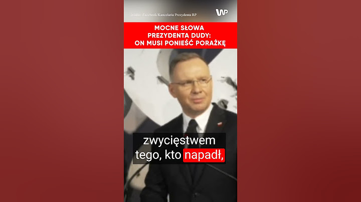 Mocny przekaz prezydenta Dudy. Gorzkie słowa dla Rosji i Putina. "Skarcenie imperialnych ambicji"