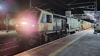 22622/Kannyakumari Rameswaram SF Express departing Ramanathapuram || 40114 GOC WDP-4D