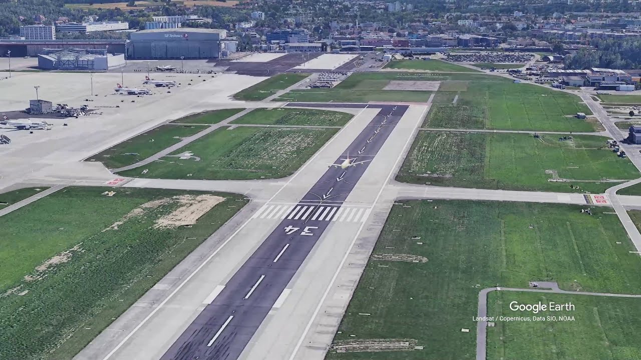 Flight Path Simulation Kml KML Flight Path (Zurich to Milan) Preview - Google Earth Studio/Blender ...