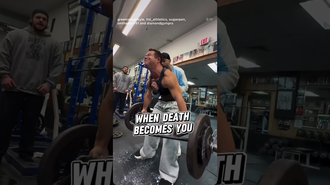 Down Syndrome Kyle ❤️ says DEATH ain’t $hit🔥 At Diamond Gym! 