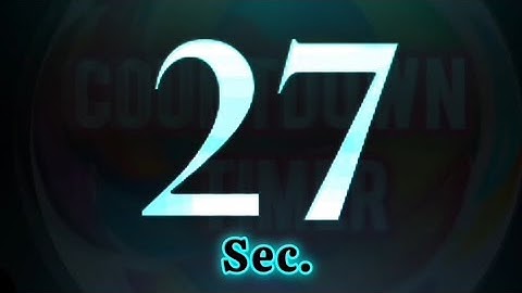 27 Seconds Timer with ticking Sound effects🎶 #shortvideo  #viralvideo #trending ⏰️