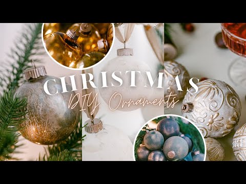 Budget Friendly DIY Christmas Ornaments + Video – My Love For