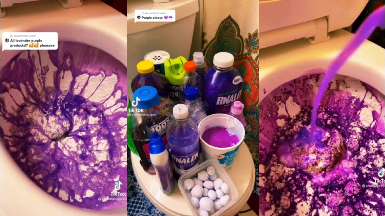 Lavander/Purple Clean (Part 1) Toilet Overload!💜 YouTube
