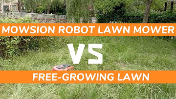 MOWSION Robot Lawn Mower VS Free-growing lawn