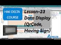 23- DIAScreen Element Data Display (Generla Message, Moving Sign, QrCode, Barcode)