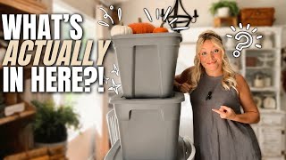 I Forgot What I Had!! What’s Still Left in My Fall Decor Bins? 📦