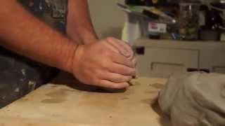 Pottery Ramshead Wedging Tutorial