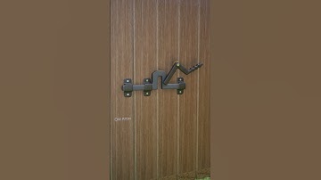 Automatic Gate Latch System #shorts Automatic door lock \\ #ideas Wooden gate latch #gatelatch