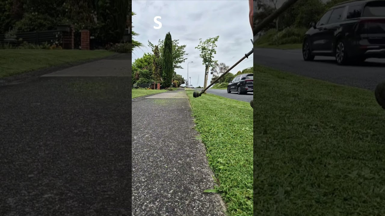 Clean edges flashy lawn 😈 