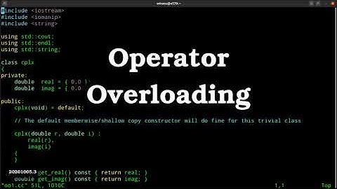 C++ Operator Overloading