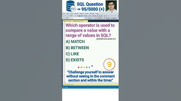 SQL Question 95 || #shorts #ytshorts #youtubeshorts #sql #interview #reels #mysql @SekharAcademy1