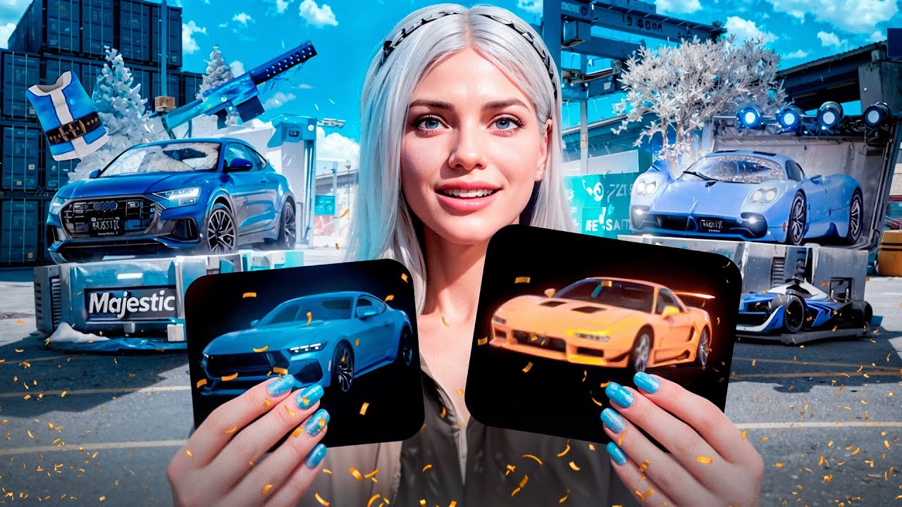 ПОТРАТИЛА ВЕСЬ ДОНАТ НА ЗИМНИЕ КЕЙСЫ И СОЧНО НАВАРИЛАСЬ В GTA 5 RP MAJESTIC