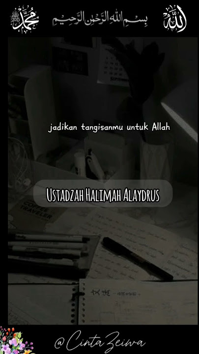 Jangan menangis yang sia sia . Ustadzah Halimah Alaydrus. #dakwah #nasihat #ceramah #ceramahsingkat