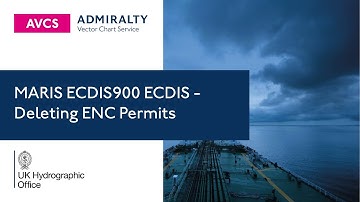 MARIS ECDIS900 ECDIS - Deleting ENC Permits