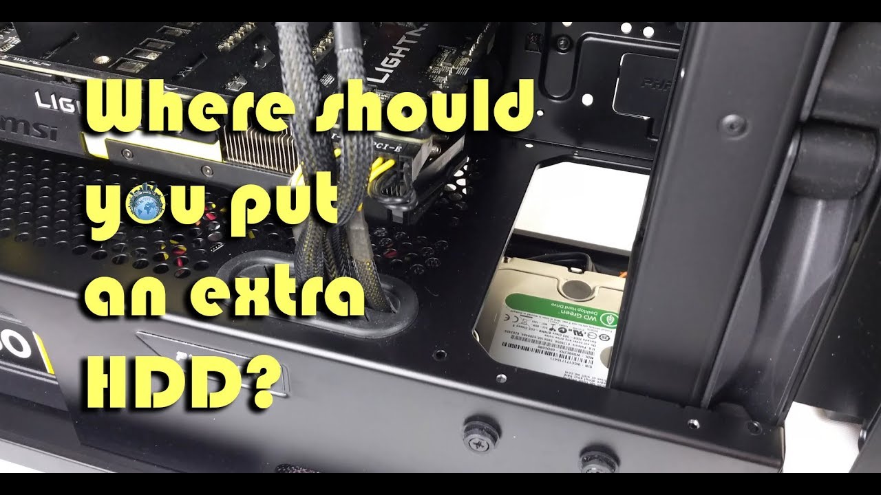 How to install a 3.5" HDD in a Phanteks Enthoo Pro M Acrylic w ...