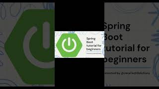Spring Boot Tutorial - For Beginner - ( Part - 1) #springboot #beginners  #javaframework