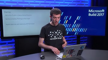 Build 2017 Build smart productivity apps with Microsoft Graph JavaScript SDK