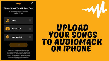 How To Upload Song On Audiomack With My iphone