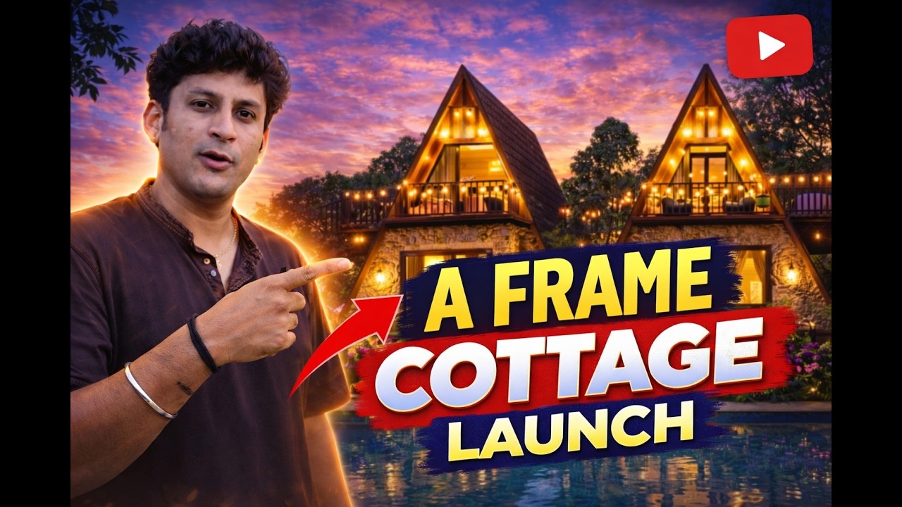Building an A Frame Cottage in the Forest! 🌲 | Evergreen County Retreat Coorg