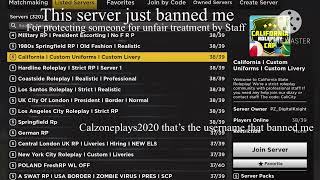 Just got banned by a corrupt Admin