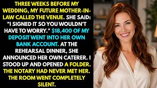 My Future Mother-in-Law Forged My Signature to Steal $18,400 — Then the Notary's Log Showed the Trut