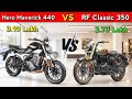 Hero Maverick 440 vs Royal Enfield classic 350 Full Comparison | Rider By SKF