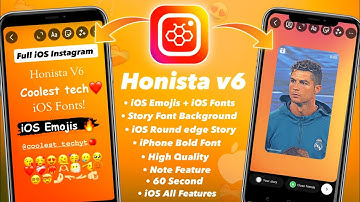 Honista v6 Tutorial 🔥Full iOS Instagram| iOS Emojis iOS Fonts | Honista v6 New Update Features 2023