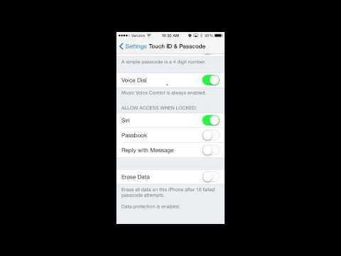 Secure iPhone with Complex Password