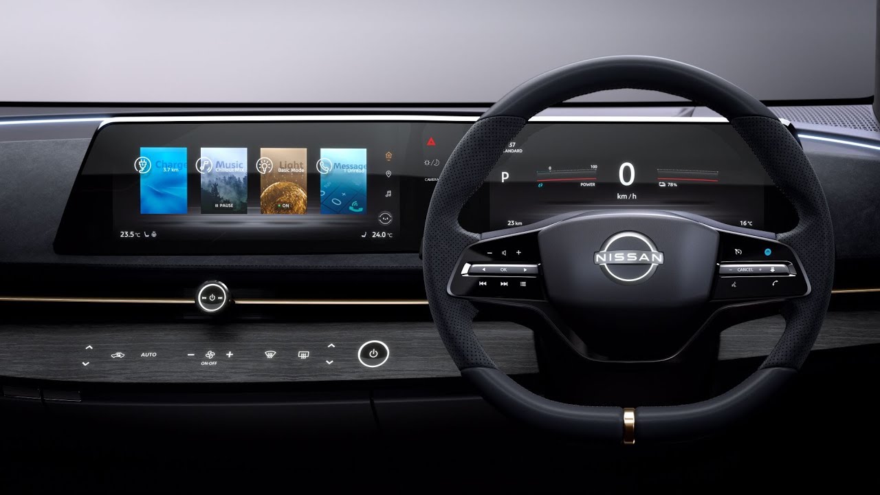 The Nissan Ariya Concept display: seamlessly designed for the human eye