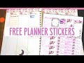 JULY PLAN WITH ME | FREE Printable Planner Stickers |  Weekly Spread Layout