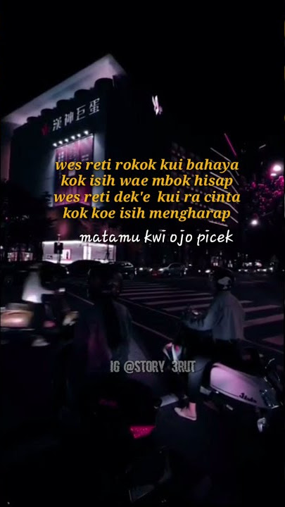 Story Wa ~lintang lintang lan rembulan