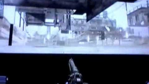 Call of duty 4 : Backlot How to get out of map