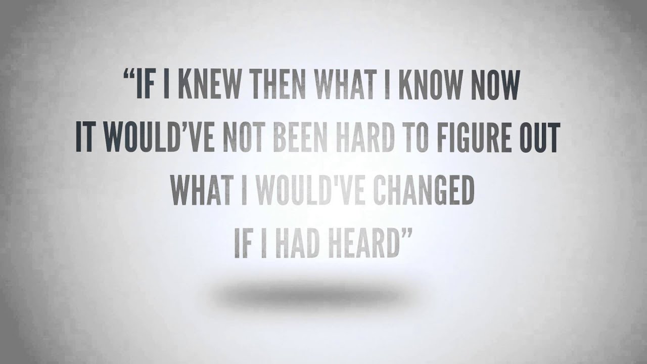 MercyMe "Dear Younger Me" Story Behind The Song - YouTube