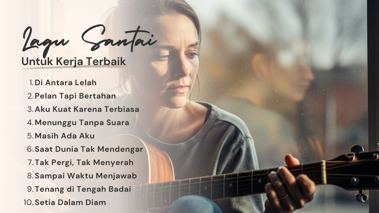 🎧 PLAYLIST KERJA PRODUKTIF | SLOW ROCK UNTUK MENJAGA FOKUS