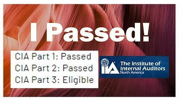 I Passed the CIA Exam Parts 1 & 2! // The Pursuit Series