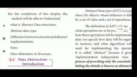 12th Computer Science, Unit-1, Ch-2 (Data Abstraction), part-1
