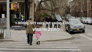 NYC DOT - Vision Zero - "Signs" Driving Isn't Easy :30 (Audio Described)