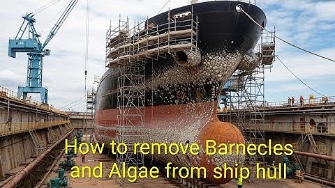 Ship Hull Cleaning and Surface Preparation for Painting | Robotic Methods Explained #ship #viral