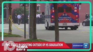 2 dead, 5 hurt in shooting after high school graduation ceremony in Virginia