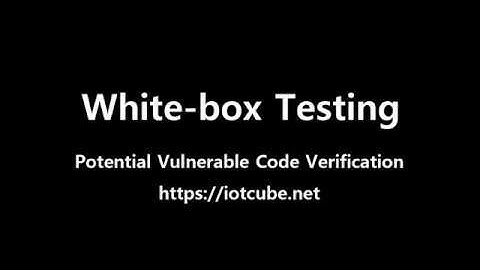 [IoTcube] whitebox testing - ctest