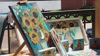 LeClaire celebrates city's first art walk