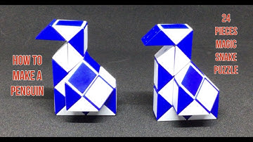 How To Make A Penguin - 24 Pieces Magic Snake Puzzle