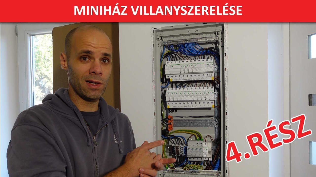 Biztosíték tábla bekötésének folytatása - (Miniház 4. rész)