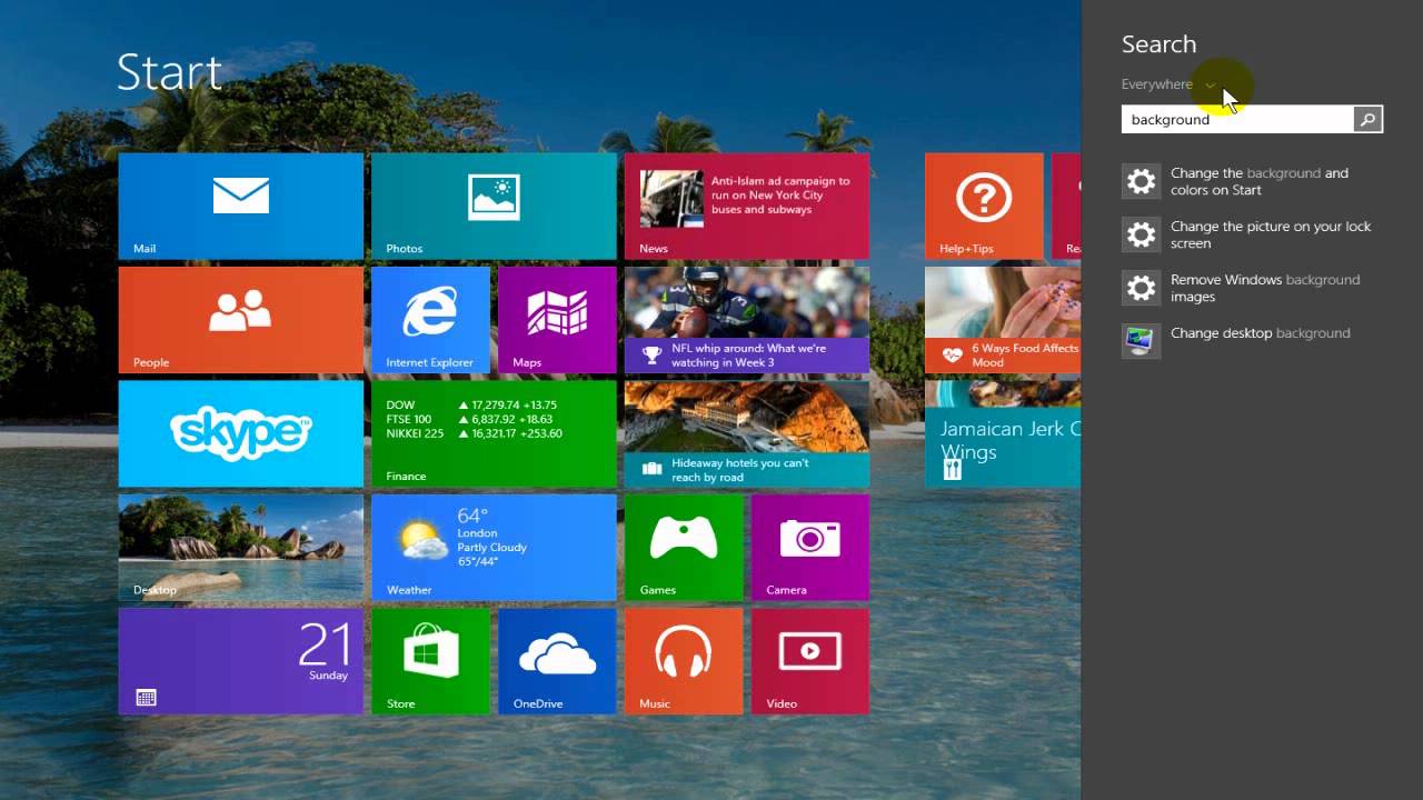 Hướng dẫn cách How to change windows 8.1 start menu background Dễ dàng chỉ với vài bước