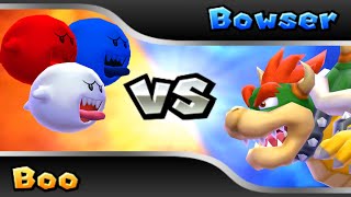 Mario Party Island Tour - Bowser's Tower With Boo (Father And Son Battle)