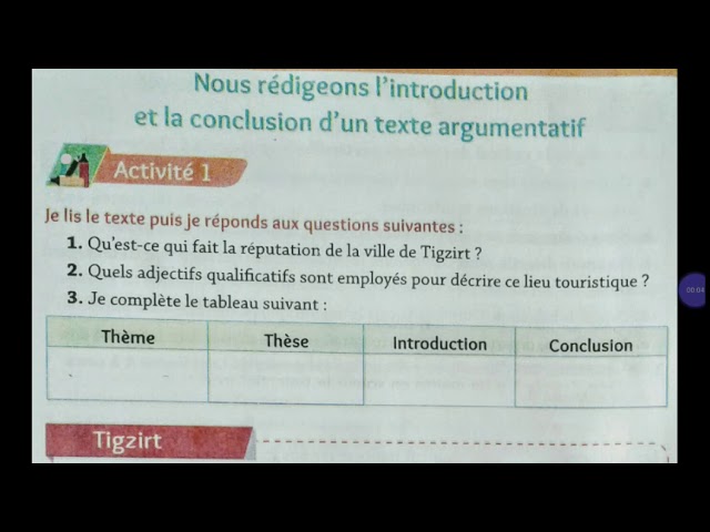 4am P 22 23 Je Redige Une Introduction Et Une Conclusion D Un Texte Argumentatif Youtube