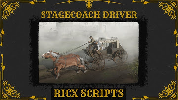 RedM Script - Stagecoach Driver - RedEM:RP Reboot/RSG/QBR/QR/VORP Script