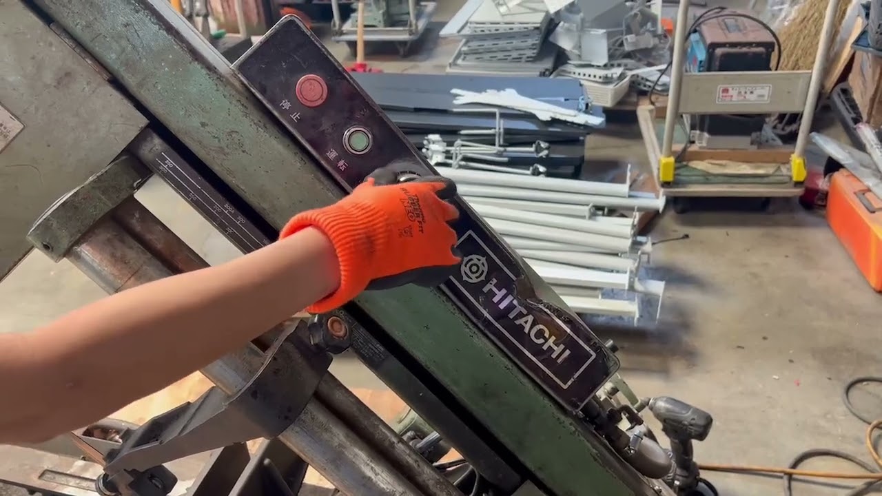 HITACHI 日立 ロータリーバンドソー CB22FA 簡易動作確認動画【工具一 