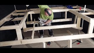 Maisemaikkunasauna Osa 19, Tehdään Saunaan Lauteet U-Mallisena