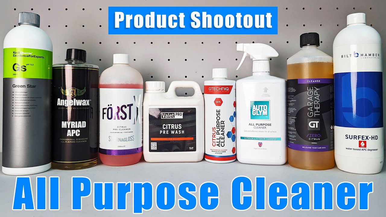 APC / Pre-Wash Product Shoot Out - WHICH IS THE BEST?